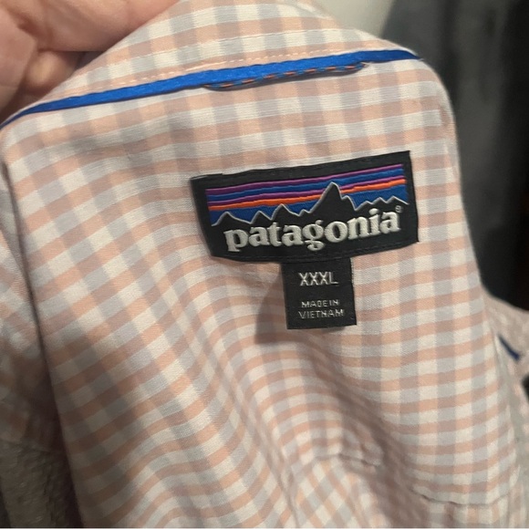 Mens 3XL Patagonia Fitz Roy fishing long sleeve button up shirt. Nice details. - Picture 6 of 7